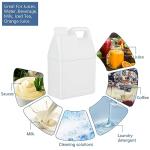 64 oz Clear Plastic Jugs with Lids – 6 Pack