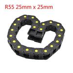 Open Plastic Drag Chain Cable Carrier 25x25mm L1000mm