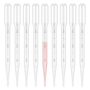 KINGLAKE 3ML Plastic Transfer Pipettes - Pack of 100