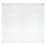 Double Glove Dispenser with Lid - Clear Acrylic