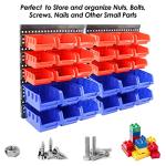 Wall Mounted Storage Bins Organizer for Workshop