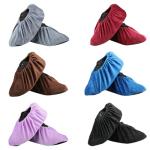 Non-Slip Washable Shoe Covers - 6 Pairs, Various Colors