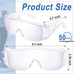 50 Pairs Anti-Fog Safety Glasses - Clear Protection