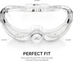Neiko Pro Clear Anti-Fog Lab Safety Goggles