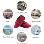 Non-Slip Washable Shoe Covers - 6 Pairs, Various Colors
