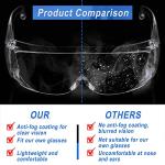 50 Pairs Anti-Fog Safety Glasses - Clear Protection