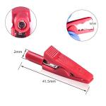 10pcs Insulated Banana Jack Test Probes & Clips