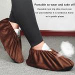 Non-Slip Washable Shoe Covers - 6 Pairs, Various Colors