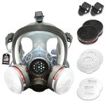 Organic Vapor Respirator with Adjustable Anti-Fog Shield
