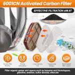 WYAJU Reusable Full Face Respirator Mask