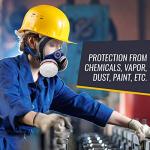 Organic Vapor Respirator with Adjustable Anti-Fog Shield