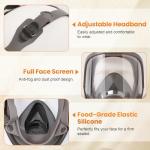 WYAJU Reusable Full Face Respirator Mask