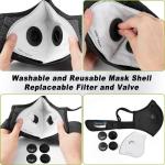 BASE CAMP Reusable Dust Mask with Carbon Filters