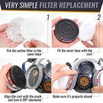 Organic Vapor Respirator with Adjustable Anti-Fog Shield