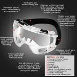 Reusable Respirator Gas Mask with Safety Glasses