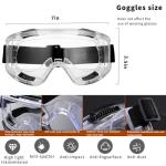 RANKSING Respirator Mask with Filters and Safety Glasses