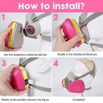 Respirator Cartridge with Particulate Filter - 3 Pairs