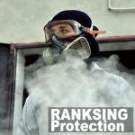 RANKSING Respirator Mask with Filters and Safety Glasses