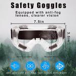 Half Face Respirator Mask with Safety Glasses