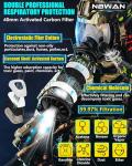 NBWAN Full-Face Gas Mask with 40mm Filter