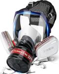 NBWAN Full-Face Gas Mask with 40mm Filter