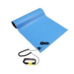 Blue Anti-Static Mat for Electronics Repair, 24"x48