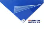 Cleanroom Sticky Mats with Non-Slip Frame - 150 Sheets