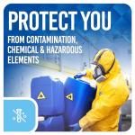 Medtecs Disposable Hazmat Suits - 6 Sizes Available
