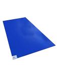 Sticky Cleanroom Mats - 24" x 36" Blue Pads