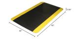 Vinyl Diamond-Dek Anti-Fatigue Floor Mat, 3' x 5