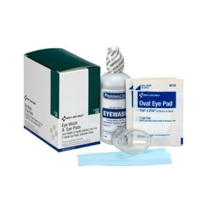 Eye Wash Kit with Pads and Rinse Solution