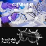 GOL-SIV ANSI Z87.1 Anti-Fog Safety Goggles