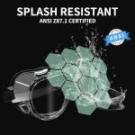 GOL-SIV ANSI Z87.1 Anti-Fog Safety Goggles