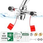 Huanyu 360° Rotating Faucet Eyewash Station