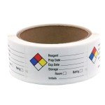Litho Removable Adhesive HMIG Labels - 250 Roll
