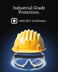 Aqulius 10 Pack Safety Goggles - ANSI Z87+ Certified