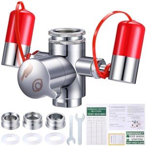 Eye Wash Station Faucet Attachment Kit for Labs