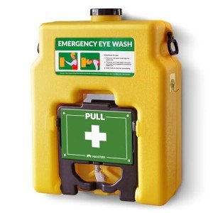 15gal Wall Mount Eye Wash Station with Mirror