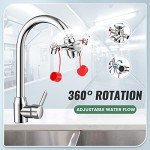 Huanyu 360° Rotating Faucet Eyewash Station