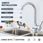 Faucet Mounted Eyewash Station with Cover