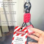 Young Dance Lockout Tagout Station - 5 Pack Set