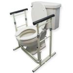 Height Adjustable Toilet Safety Rail for Seniors