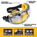 DEWALT DPG82-11 Anti-Fog Safety Goggles