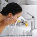 Faucet Mounted Eyewash Station with Cover