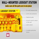 Young Dance Lockout Tagout Station - 5 Pack Set