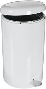 Stainless Steel Biohazard Waste Step Can, 7 Gallon