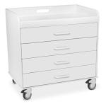 TrippNT Extra Wide Locking Cart with 4 Drawers