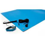 Blue ESD Anti-Static Table Mat Kit, 20" x 36