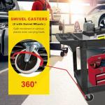 Heavy Duty Utility Service Cart with Swivel Wheels