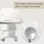 Ultrasound Cart Trolley with 3 Layers & Wheels